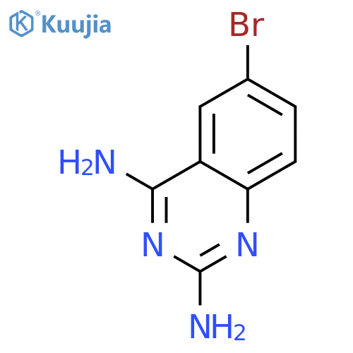 6-bromoquinazoline-2,4-diamine structure