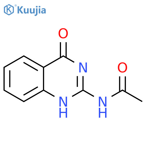 N-(3,4-Dihydro-4-oxo-2-quinazolinyl)acetamide structure