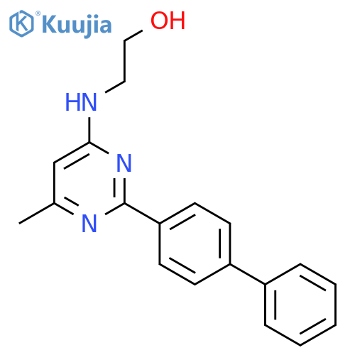 ETHANOL, 2-[(2-[1,1'-BIPHENYL]-4-YL-6-METHYL-4-PYRIMIDINYL)AMINO]- structure