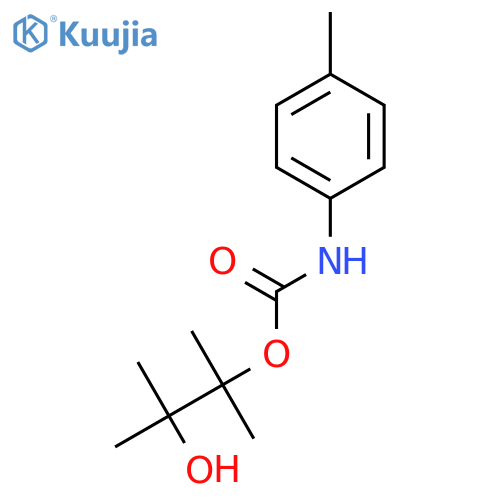 Carbamic acid, (4-methylphenyl)-, 2-hydroxy-1,1,2-trimethylpropyl ester structure