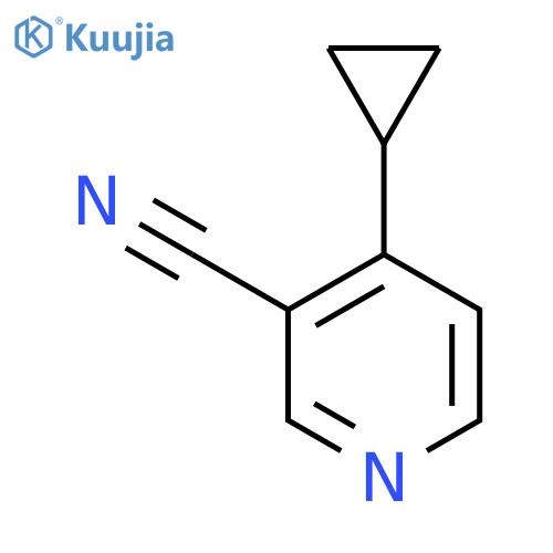 4-Cyclopropyl-3-pyridinecarbonitrile structure