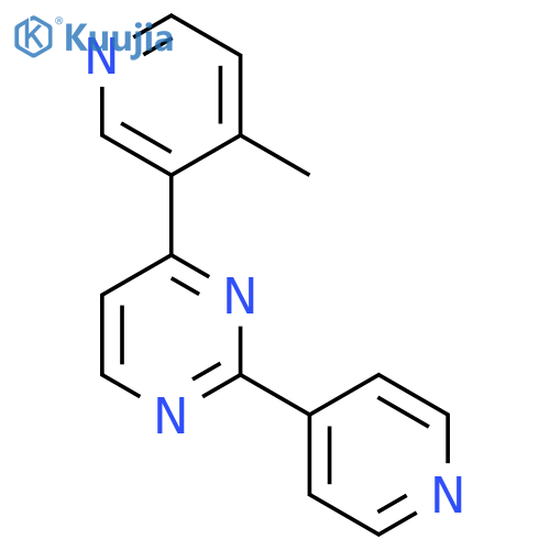 Pyrimidine, 4-(4-methyl-3-pyridinyl)-2-(4-pyridinyl)- structure