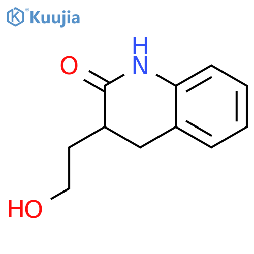 2(1H)-Quinolinone, 3,4-dihydro-3-(2-hydroxyethyl)- structure