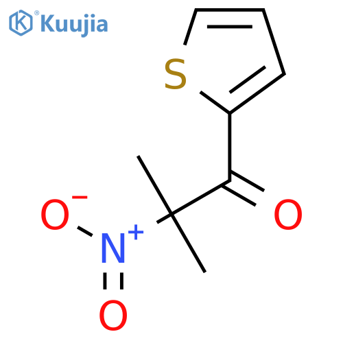 1-Propanone, 2-methyl-2-nitro-1-(2-thienyl)- structure