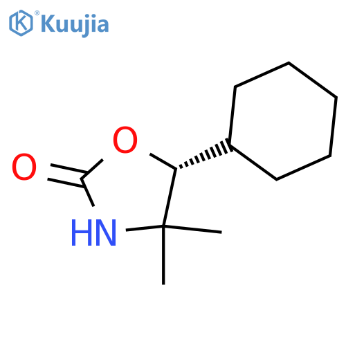2-OXAZOLIDINONE, 5-CYCLOHEXYL-4,4-DIMETHYL-, (5R)- structure