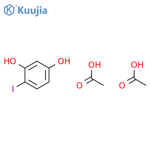 1,3-BENZENEDIOL, 4-IODO-, DIACETATE structure
