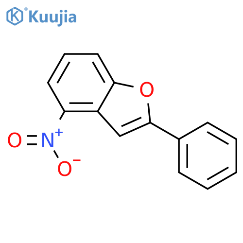 Benzofuran, 4-nitro-2-phenyl- structure