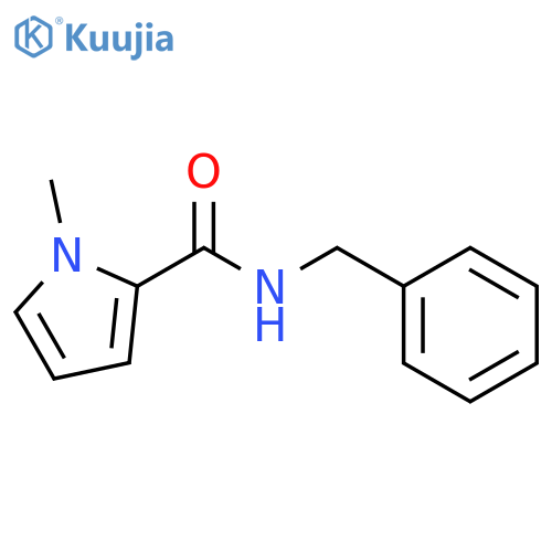 N-benzyl-1-methyl-1H-pyrrole-2-carboxamide structure
