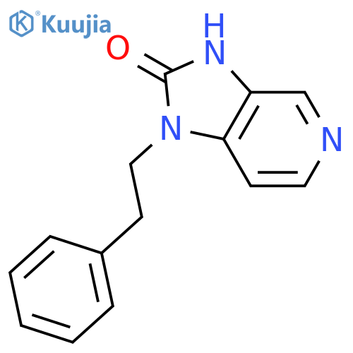 2H-Imidazo[4,5-c]pyridin-2-one, 1,3-dihydro-1-(2-phenylethyl)- structure