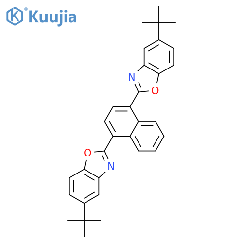 Benzoxazole, 2,2'-(1,4-naphthalenediyl)bis[5-(1,1-dimethylethyl)- structure