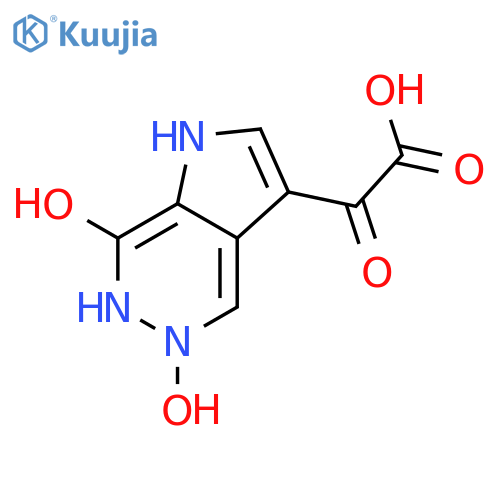 2-(5,7-dihydroxy-1,6-dihydropyrrolo[2,3-d]pyridazin-3-yl)-2-oxoacetic Acid structure