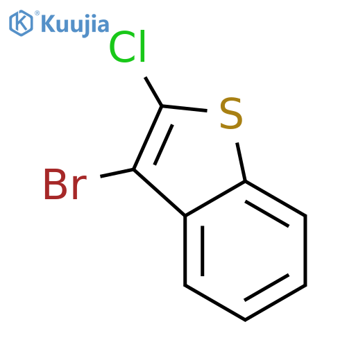 BENZO[B]THIOPHENE, 3-BROMO-2-CHLORO- structure
