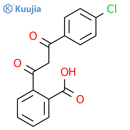 BENZOIC ACID, 2-[3-(4-CHLOROPHENYL)-1,3-DIOXOPROPYL]- structure
