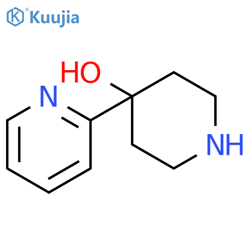 4-(pyridin-2-yl)piperidin-4-ol structure