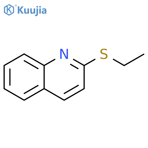 Quinoline, 2-(ethylthio)- structure