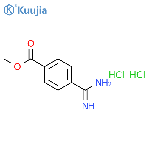 4-Methoxycarbonylbenzamidine Diacetic Acid Salt structure