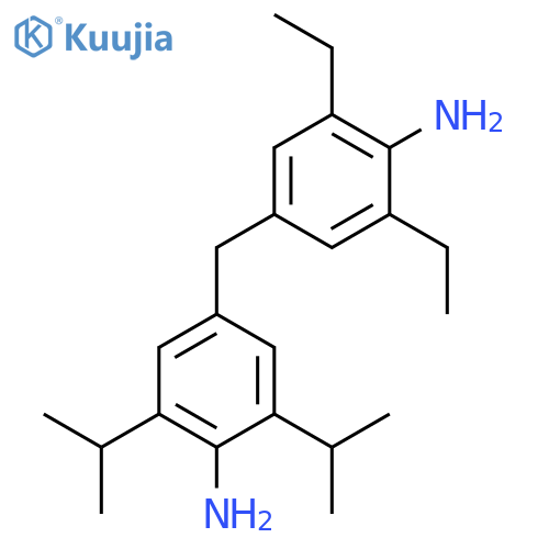 Benzenamine,4-[[4-amino-3,5-bis(1-methylethyl)phenyl]methyl]-2,6-diethyl- structure