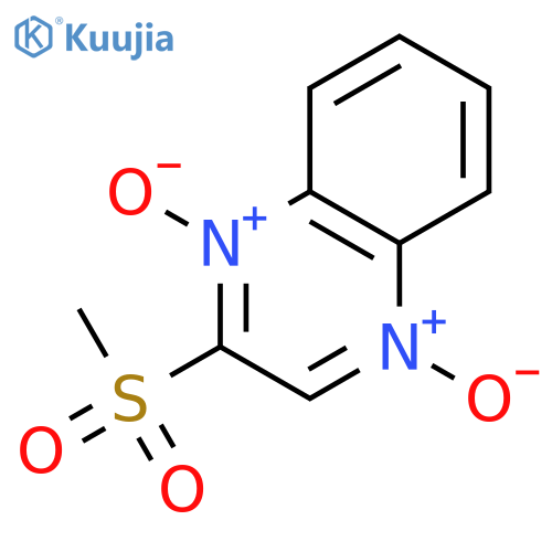 QUINOXALINE, 2-(METHYLSULFONYL)-, 1,4-DIOXIDE structure