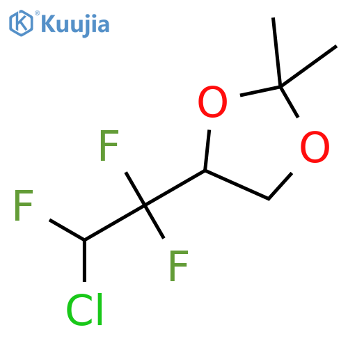 1,3-Dioxolane, 4-(2-chloro-1,1,2-trifluoroethyl)-2,2-dimethyl- structure