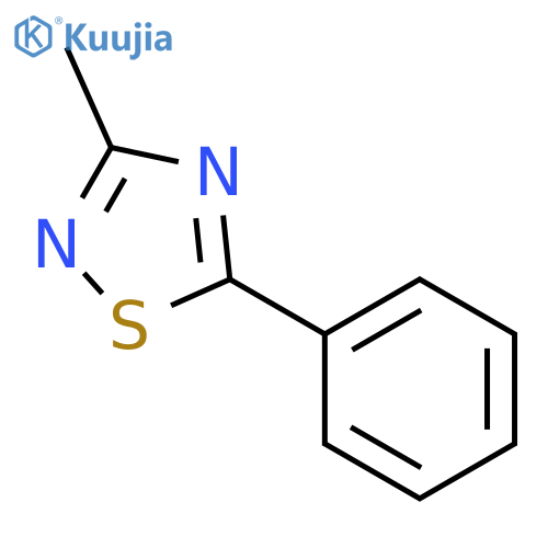 1,2,4-Thiadiazole,3-methyl-5-phenyl- structure