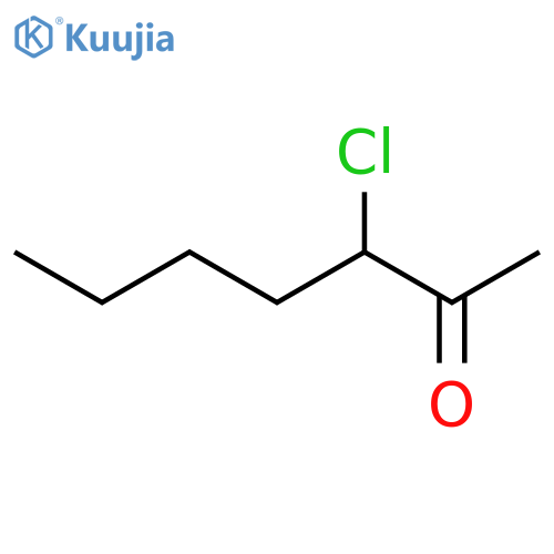 2-HEPTANONE, 3-CHLORO- structure