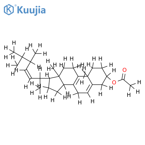 3beta-acetoxy-ergosta-5,8,22t-triene structure