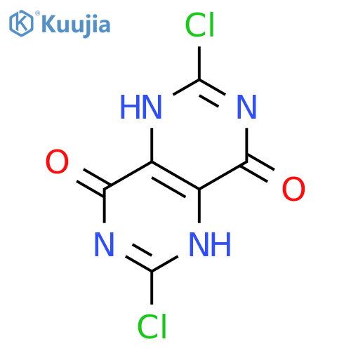 2,6-dichloro-1,5-dihydropyrimido[5,4-d]pyrimidine-4,8-dione structure