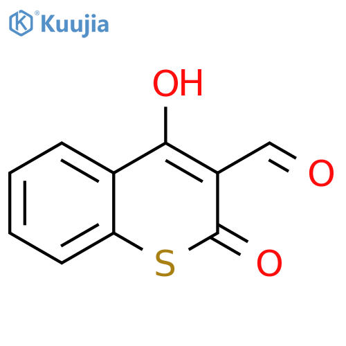 2H-1-BENZOTHIOPYRAN-3-CARBOXALDEHYDE, 4-HYDROXY-2-OXO- structure