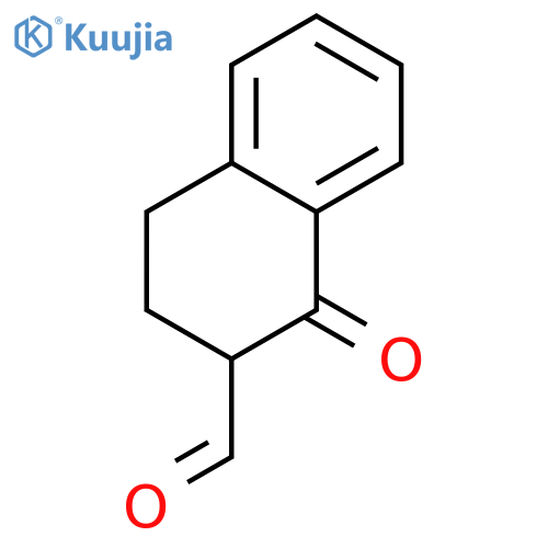 1-oxo-1,2,3,4-tetrahydronaphthalene-2-carbaldehyde structure
