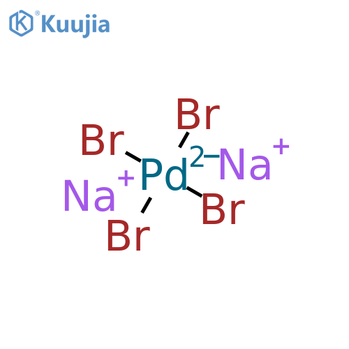 disodium tetrabromopalladate(2-) structure