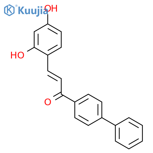 2-Propen-1-one, 1-[1,1'-biphenyl]-4-yl-3-(2,4-dihydroxyphenyl)- structure