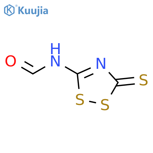 Formamide, N-(3-thioxo-3H-1,2,4-dithiazol-5-yl)- structure