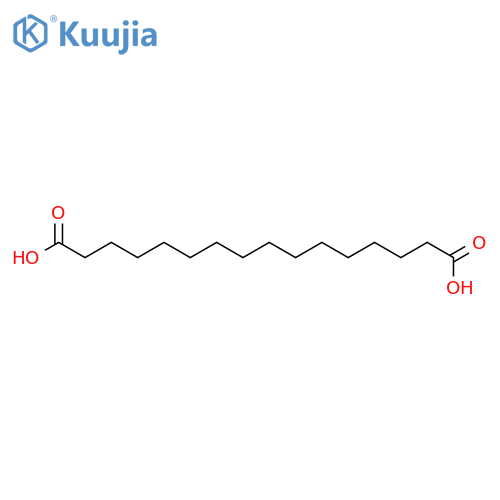 Hexadecanedioic acid structure