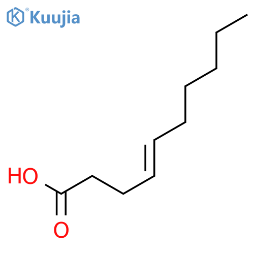 (4Z)-4-Decenoic Acid structure