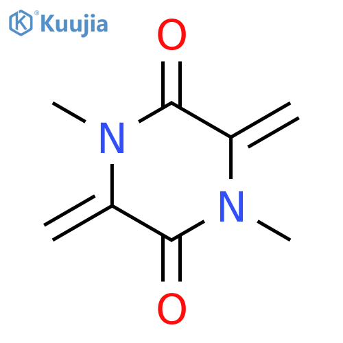 1,4-dimethyl-3,6-bis(methylene)-2,5-Piperazinedione structure