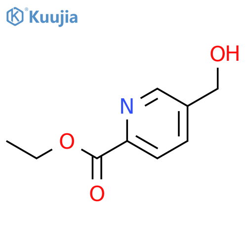 Ethyl 5-(hydroxymethyl)picolinate structure