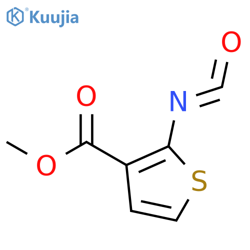 Methyl 2-isocyanatothiophene-3-carboxylate structure