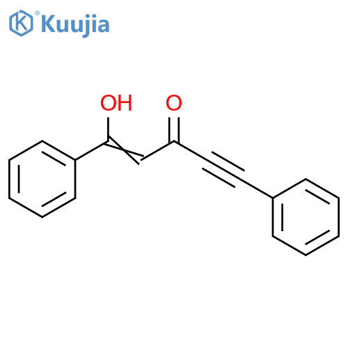 1-Penten-4-yn-3-one, 1-hydroxy-1,5-diphenyl- structure