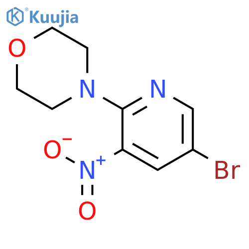 4-(5-Bromo-3-nitropyridin-2-yl)morpholine structure