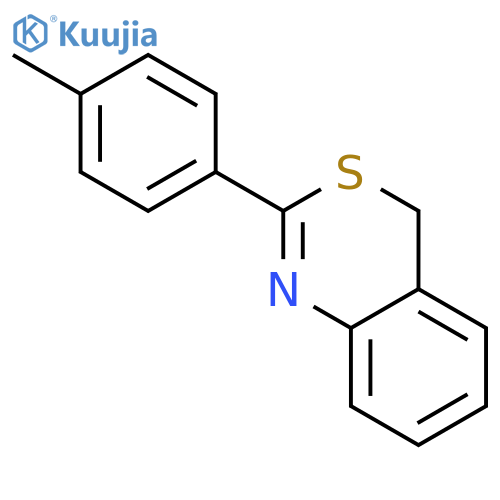 4H-3,1-Benzothiazine, 2-(4-methylphenyl)- structure