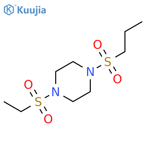 1-(ethylsulfonyl)-4-(propylsulfonyl)piperazine structure