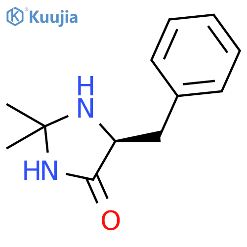 4-IMIDAZOLIDINONE, 2,2-DIMETHYL-5-(PHENYLMETHYL)-, (5S)- structure