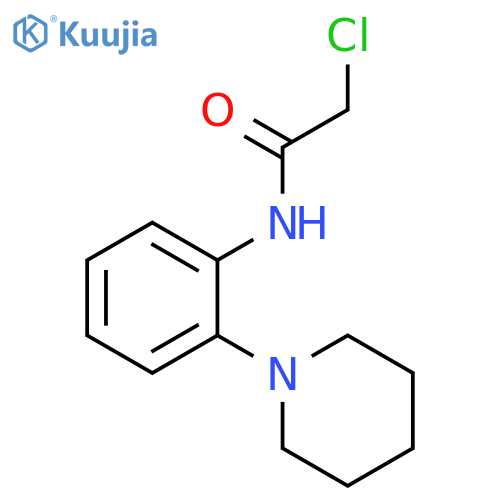 2-Chloro-N-2-(piperidin-1-yl)phenylacetamide structure
