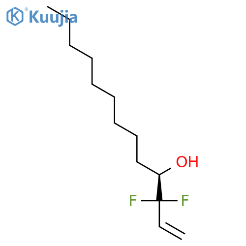 1-TRIDECEN-4-OL, 3,3-DIFLUORO-, (4R)- structure