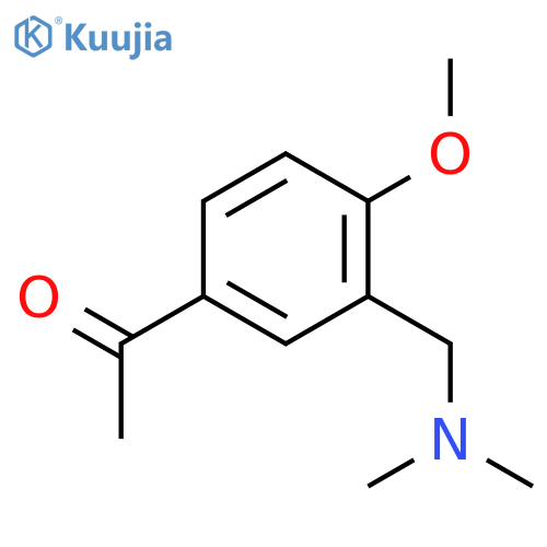 1-{3-(dimethylamino)methyl-4-methoxyphenyl}ethan-1-one structure