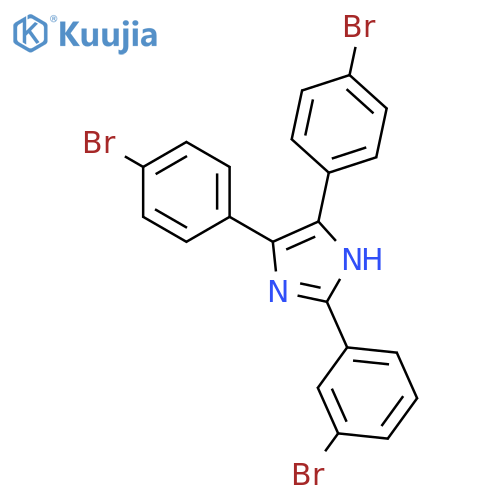1H-Imidazole, 2-(3-bromophenyl)-4,5-bis(4-bromophenyl)- structure