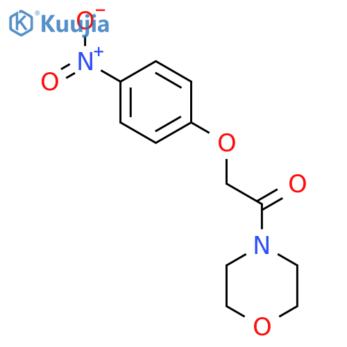 4-(4-Nitrophenoxy)acetylmorpholine structure