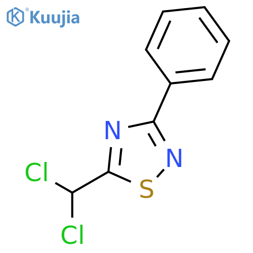1,2,4-THIADIAZOLE, 5-(DICHLOROMETHYL)-3-PHENYL- structure