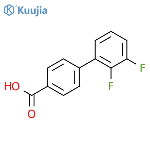 4-(2,3-Difluorophenyl)benzoic acid structure