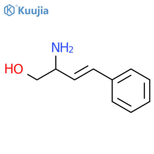 (2R)-2-amino-4-phenylbut-3-en-1-ol structure